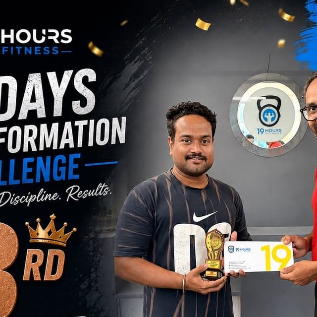 30 Days Transformation Challenge 3rd Winner Award