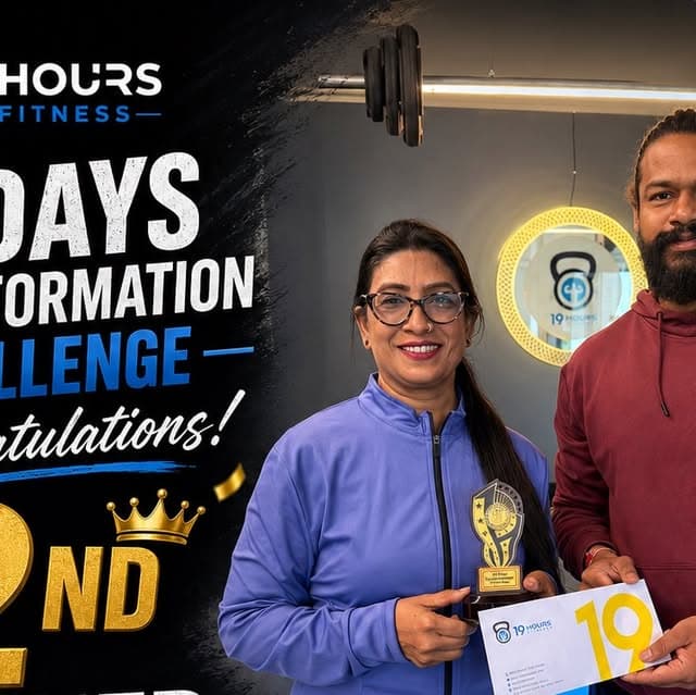 30 Days Transformation Challenge 2nd Winner Award